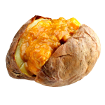 Jacket Potato With Chicken Curry 