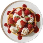 Strawberry Sensation Waffle 